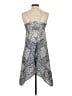 Trixxi 100% Polyester Paisley Gray Casual Dress Size S - photo 2