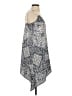 Trixxi 100% Polyester Paisley Gray Casual Dress Size S - photo 4