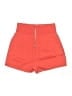 Bebe Solid Orange Shorts Size 10 - photo 2