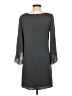 Milly Solid Gray Casual Dress Size 4 - photo 2