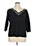 Joseph A. Black Pullover Sweater Size 1X - photo 1