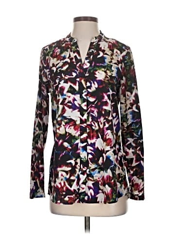 NY Collection Long Sleeve Blouse (view 1)