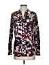 NY Collection 100% Polyester Print Black Long Sleeve Blouse Size S - photo 1
