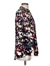 NY Collection 100% Polyester Print Black Long Sleeve Blouse Size S - photo 4