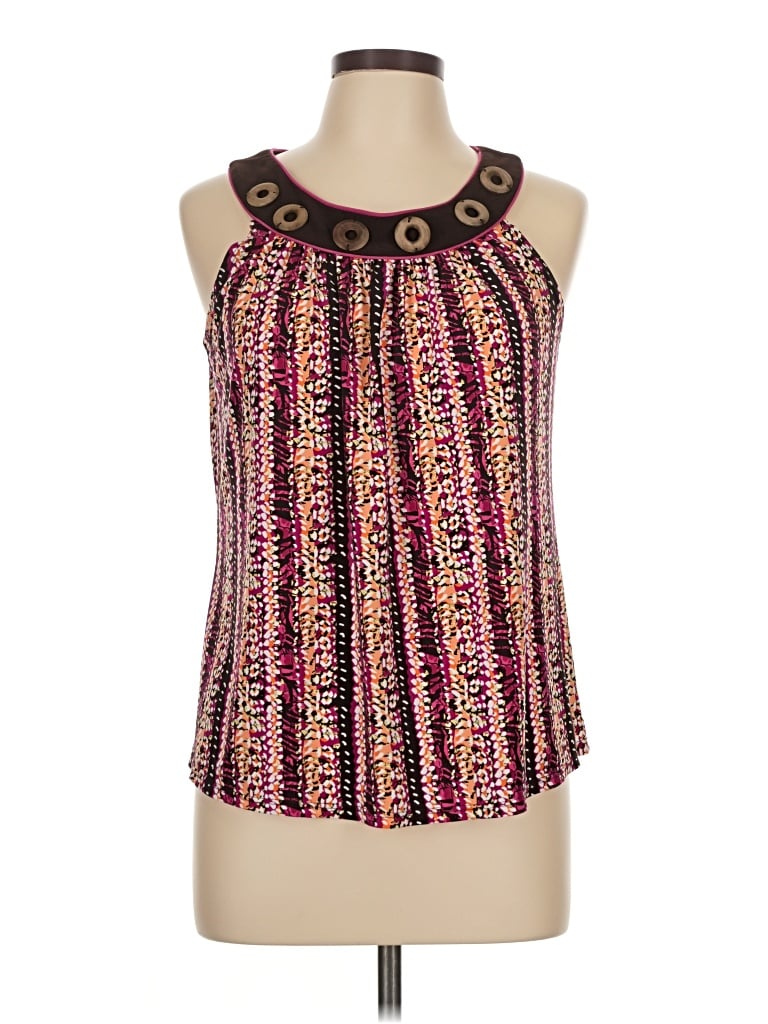 Pre-owned Bay Studio Sleeveless Blouse In Pink