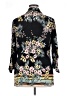 Roz & Ali 100% Rayon Black Kimono Size 1X - photo 2
