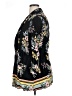 Roz & Ali 100% Rayon Black Kimono Size 1X - photo 5
