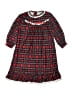 Little Me 100% Polyester Plaid Red Dress Size 4T - photo 1