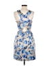 CeCe 100% Polyester Floral Blue Cocktail Dress Size 0 - photo 2