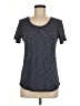 Lululemon Athletica Tweed Gray Blue Active T-Shirt Size 6 - photo 1