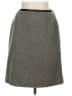 Talbots Chevron-herringbone Gray Wool Skirt Size 10 - photo 1