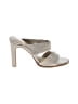 42 Gold Ivory Sandals Size 9 1/2 - photo 1