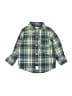 Carter's 100% Cotton Plaid Green Long Sleeve Button-Down Shirt 12-18 MO / 18 MO - photo 1