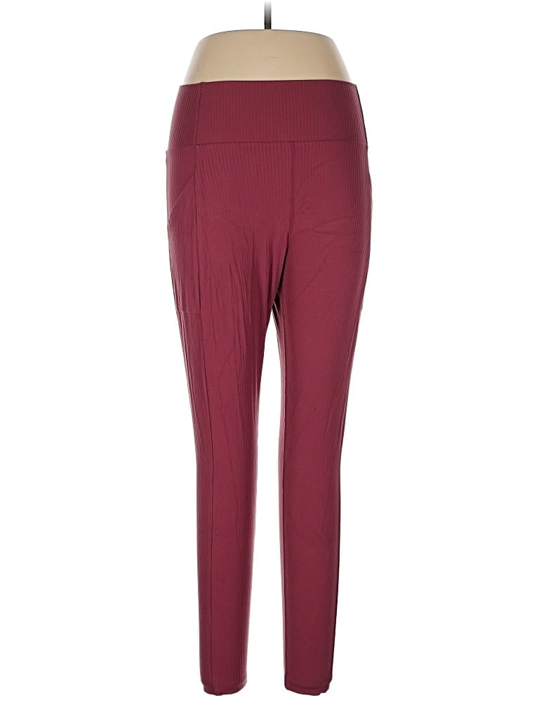 Pre-owned Rei Co Op Active Pants In Burgundy