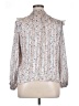MELLODAY Silver Long Sleeve Blouse Size XL - photo 2