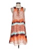 Veronica M. 100% Polyester Tie-dye Orange Casual Dress Size S - photo 1