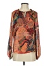 J by Joie Orange Long Sleeve Blouse Size XS - photo 1