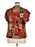Unbranded Orange Short Sleeve Blouse Size XL - photo 2