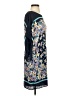 BCBGMAXAZRIA 100% Polyester Print Blue Casual Dress Size XXS - photo 4