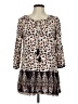 Hayden 100% Rayon Brown 3/4 Sleeve Blouse Size M - photo 1