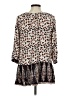 Hayden 100% Rayon Brown 3/4 Sleeve Blouse Size M - photo 2