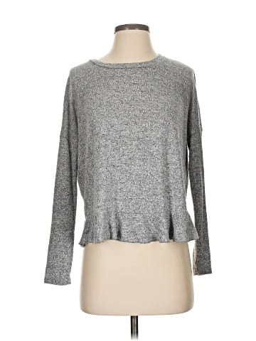 Aqua Long Sleeve Top (view 1)