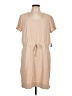 32 Degrees 100% Polyester Solid Tan Casual Dress Size L - photo 1