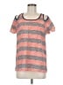 THML 100% Polyester Orange Short Sleeve Top Size M - photo 1