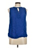 Grace Elements Blue Sleeveless Blouse Size M - photo 1
