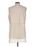 Moda Spiegel 100% Polyester Ivory Sleeveless Blouse Size L - photo 2