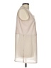Moda Spiegel 100% Polyester Ivory Sleeveless Blouse Size L - photo 4