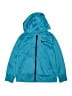 Nike 100% Polyester Teal Zip Up Hoodie Size S (kids) - photo 1