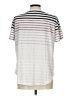 Shein Stripes Silver Short Sleeve T-Shirt Size 12 - photo 2