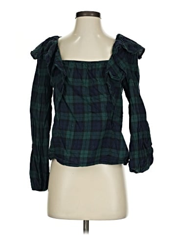 J.Crew Factory Store 3/4 Sleeve Blouse (view 1)