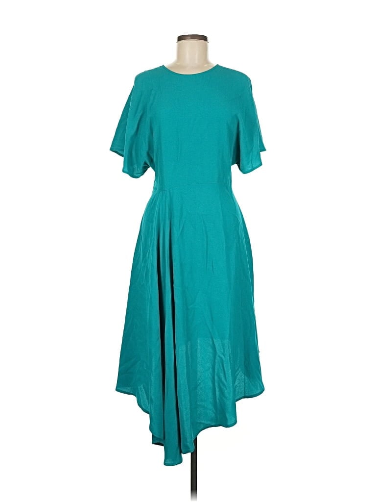 Pre-owned Lewit Cocktail Dress In Teal