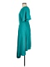Lewit 100% Viscose Solid Teal Cocktail Dress Size 8 - photo 5