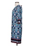 TRACY NEGOSHIAN Print Blue Casual Dress Size XS - photo 5