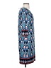 TRACY NEGOSHIAN Print Blue Casual Dress Size XS - photo 4