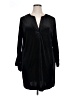 Terra & Sky Black Casual Dress Size 0X - photo 1