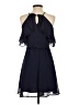 Miami 100% Polyester Solid Blue Cocktail Dress Size XS - photo 2