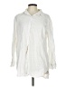 Unbranded Ivory Long Sleeve Button-Down Shirt Size L - photo 1