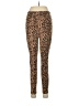Weekend Animal Print Brown Leggings Size M - photo 2