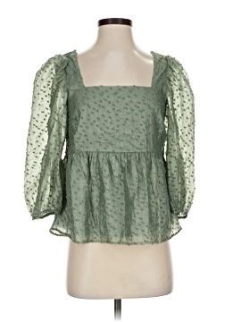 Just Female 3/4 Sleeve Blouse