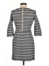 Tabitha Stripes Blue Casual Dress Size 6 - photo 2