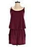 Julie Billiart 100% Polyester Solid Burgundy Romper Size S - photo 1