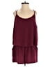 Julie Billiart 100% Polyester Solid Burgundy Romper Size S - photo 2