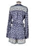 Ann Taylor LOFT 100% Rayon Paisley Blue Romper Size S - photo 2