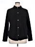 Cuddl Duds Solid Black Long Sleeve Blouse Size XL - photo 1