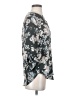 Maurices 100% Polyester Floral Gray 3/4 Sleeve Blouse Size XS - photo 4