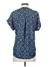 Maurices 100% Polyester Paisley Blue Short Sleeve Blouse Size XS - photo 2